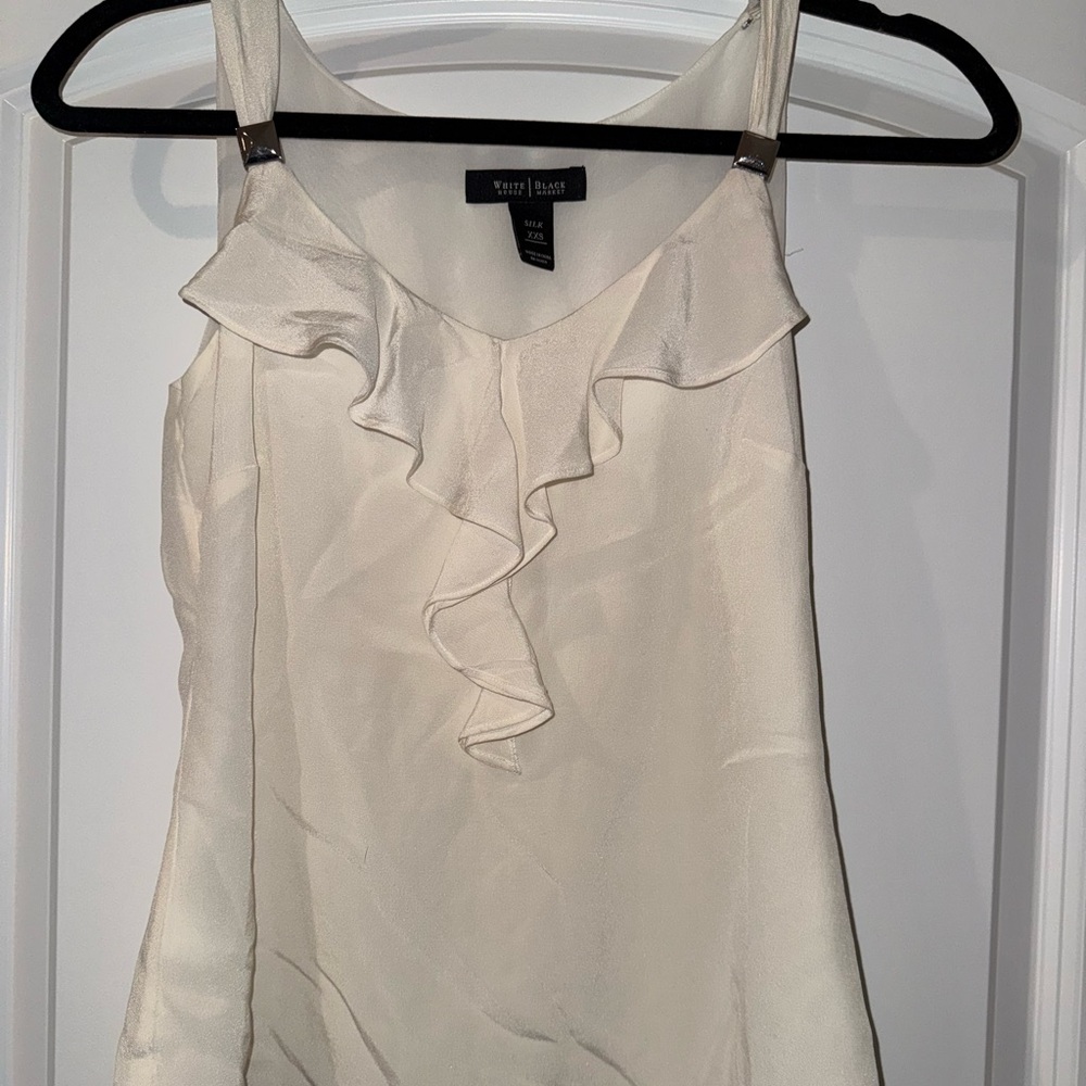 White Silk Top